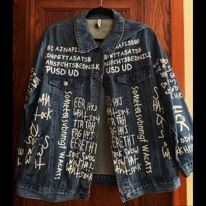 Printed Denim Jacket